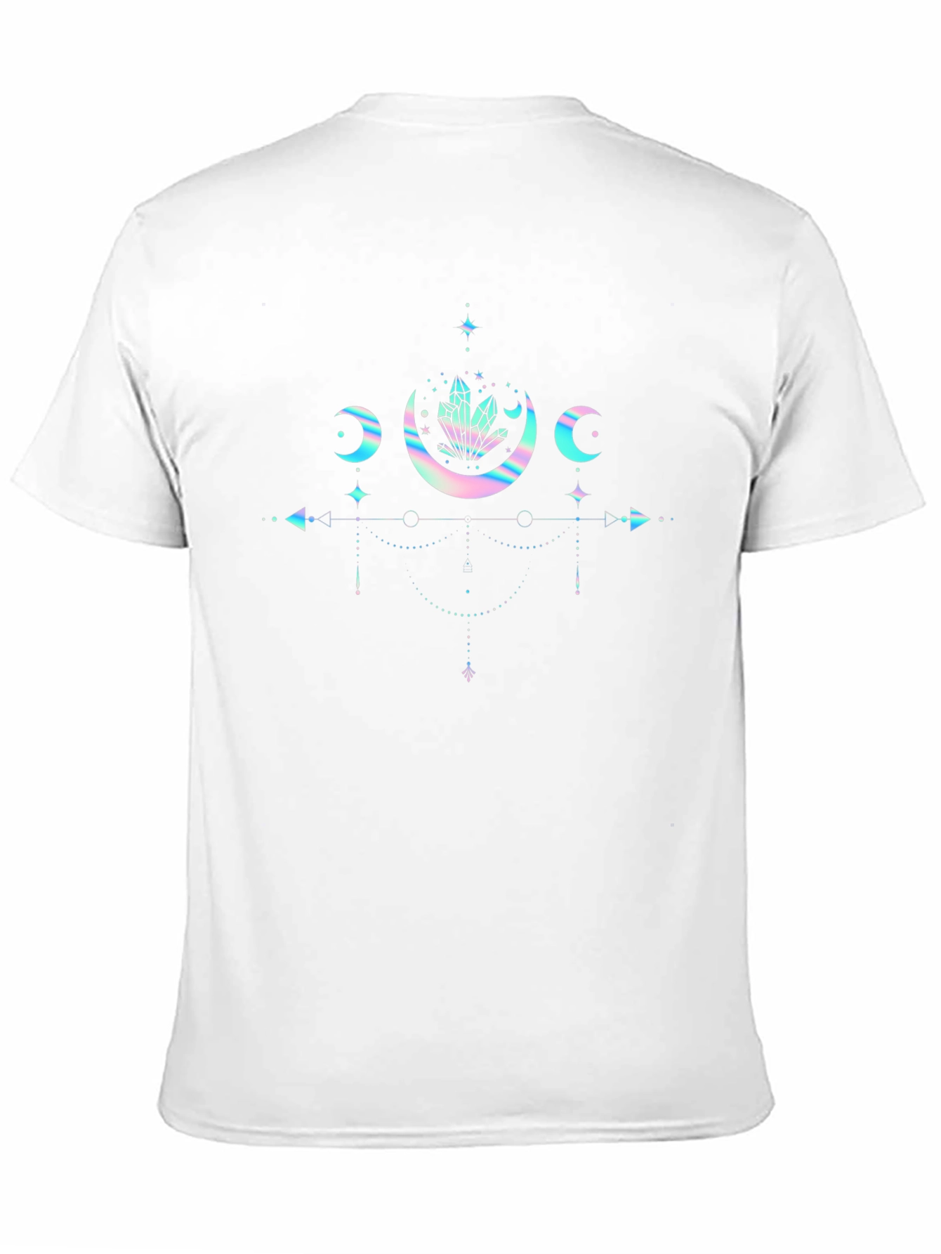 Mystic Moon Crystal Graphic Tee - Black