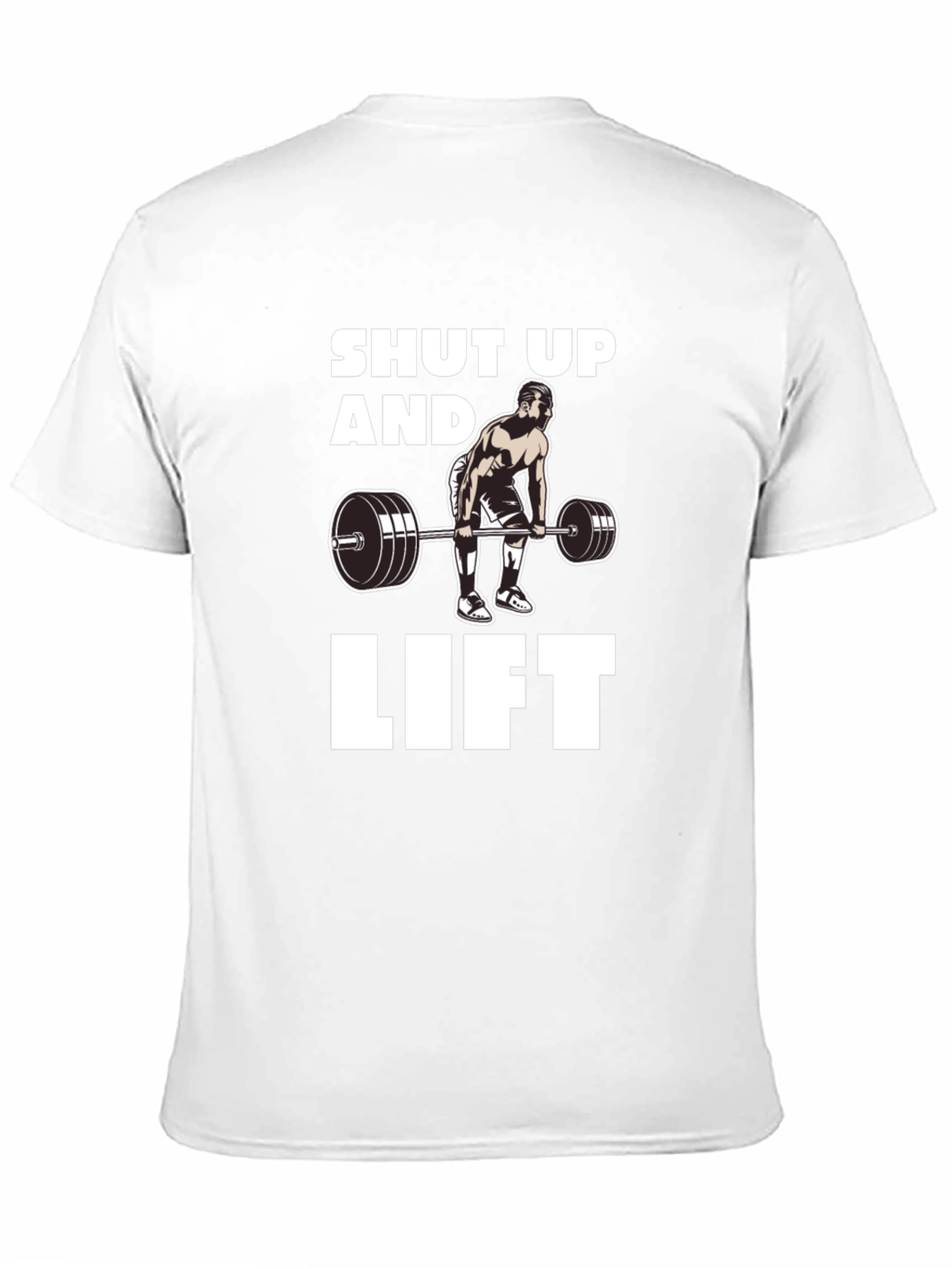 Shut Up and Lift Graphic T-Shirt Black