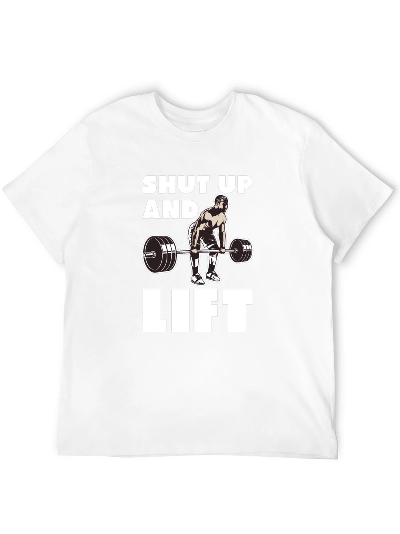 Shut Up and Lift Graphic T-Shirt Black
