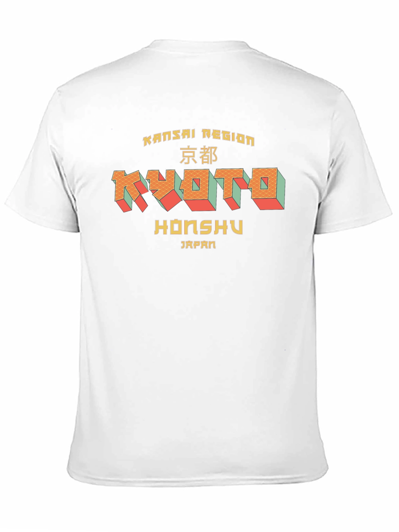 Kyoto Japan Graphic T-Shirt - Black Cotton Tee