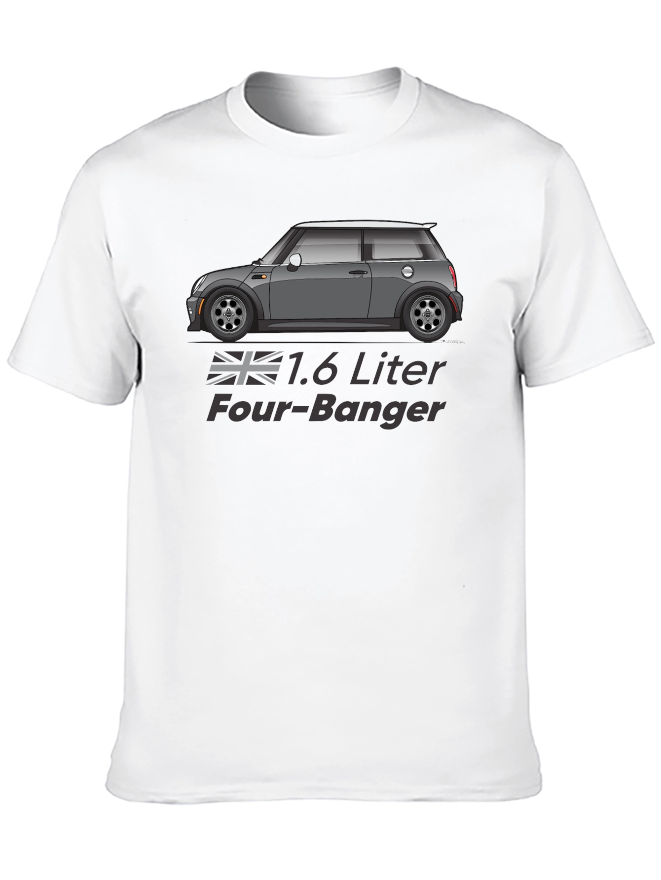 1.6 Liter Four-Banger Car Graphic T-Shirt