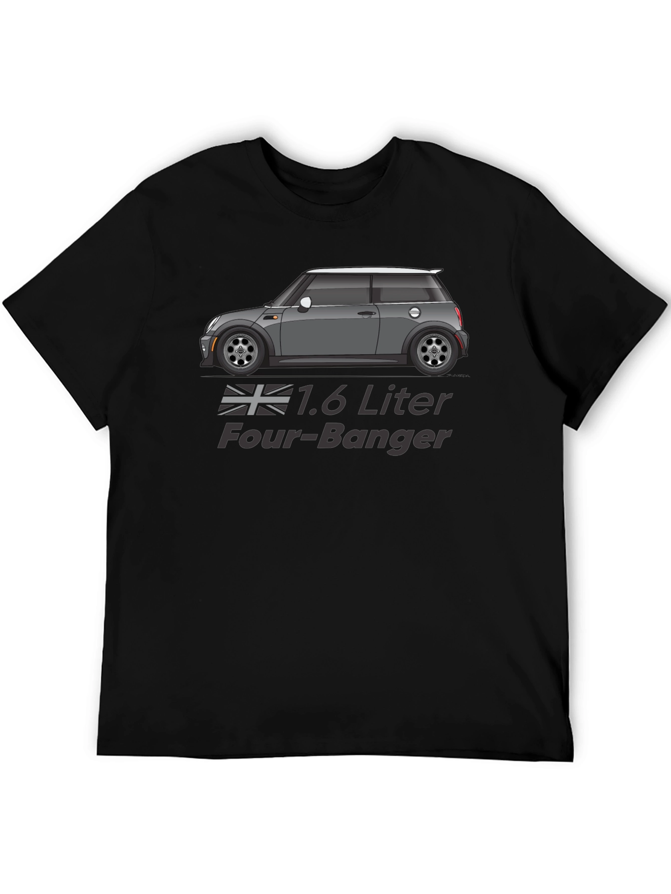 1.6 Liter Four-Banger Car Graphic T-Shirt