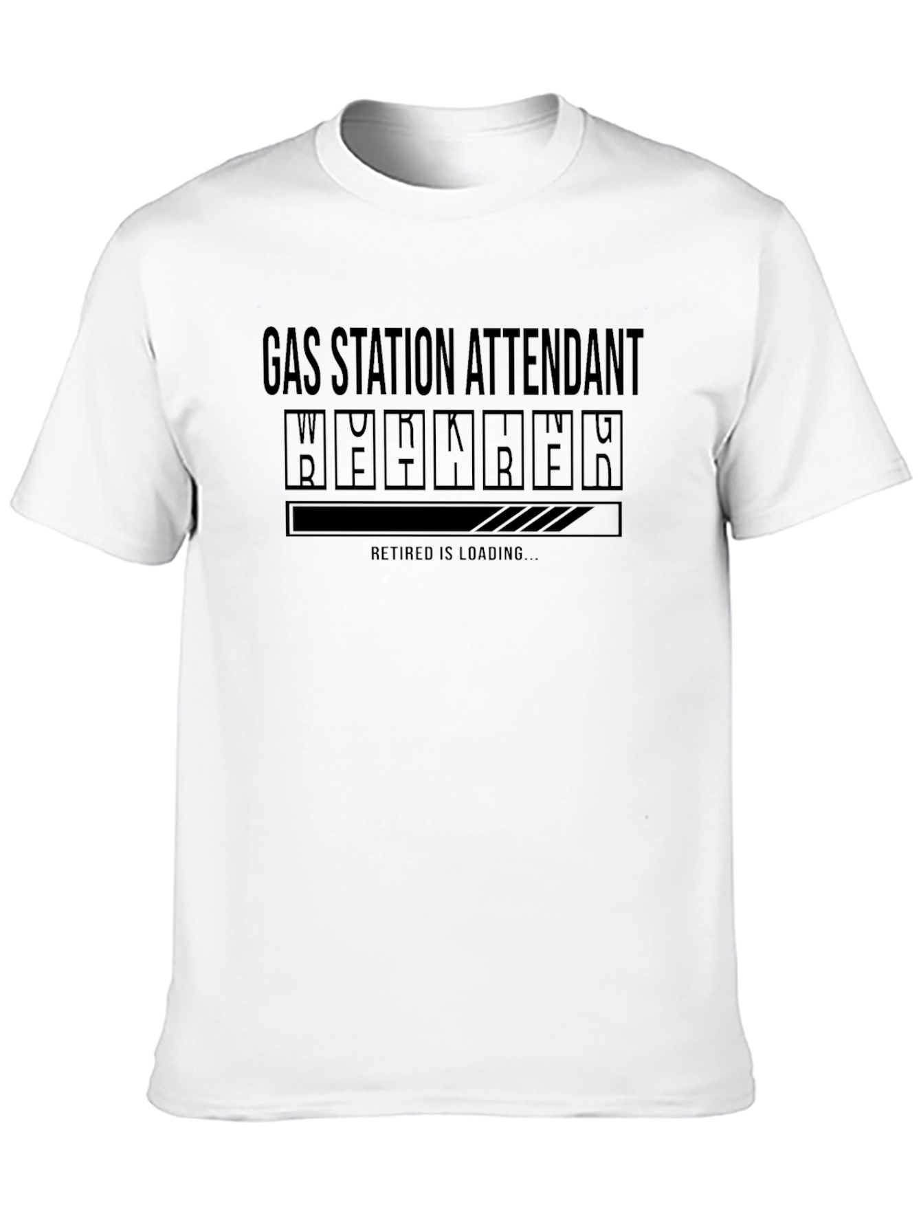 Gas Station Attendant Retirement Loading T-Shirt