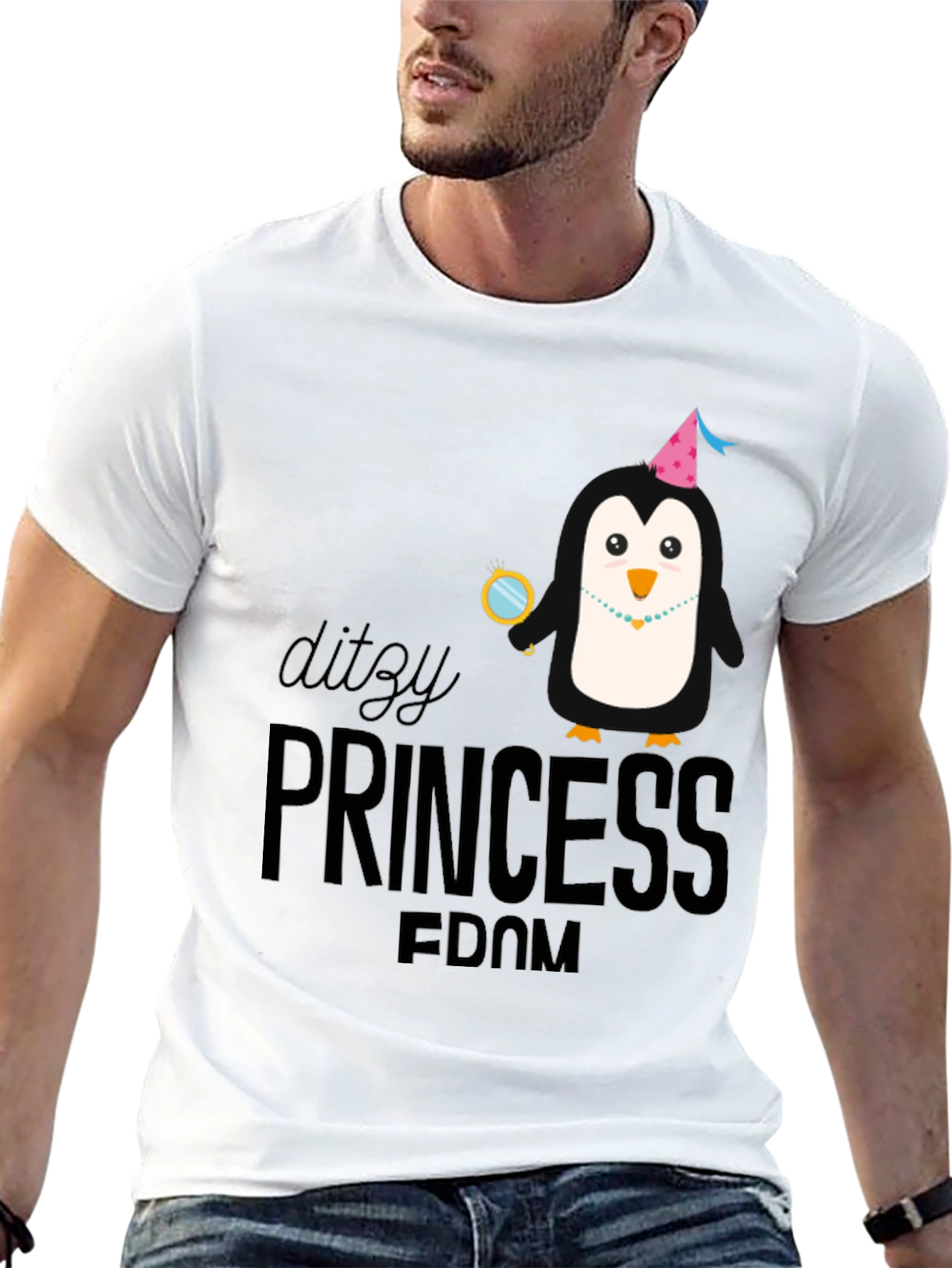 Ditzy Princess-Dom Penguin T-Shirt