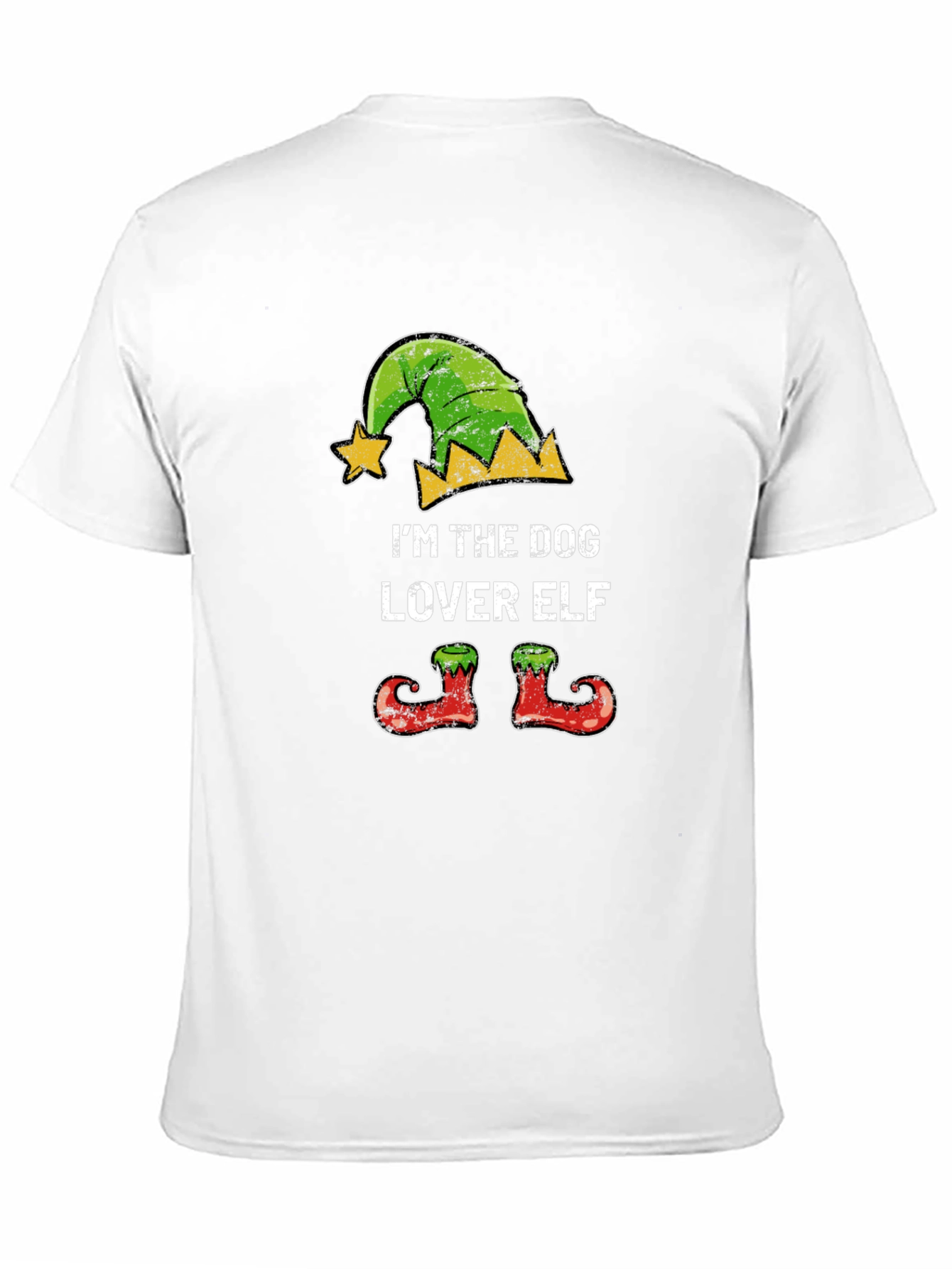 Dog Lover Elf Christmas T-Shirt