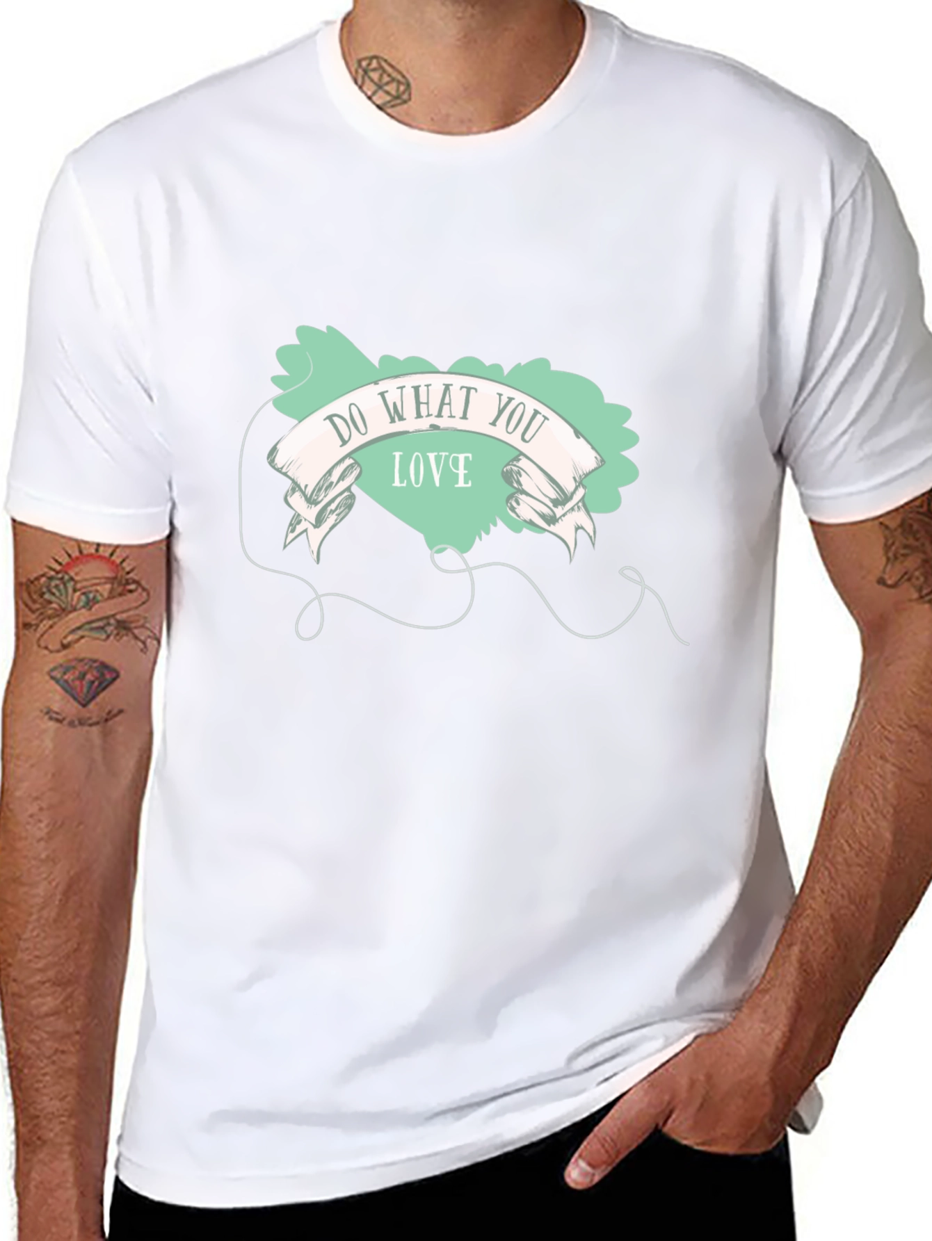 Do What You Love Black Graphic T-Shirt