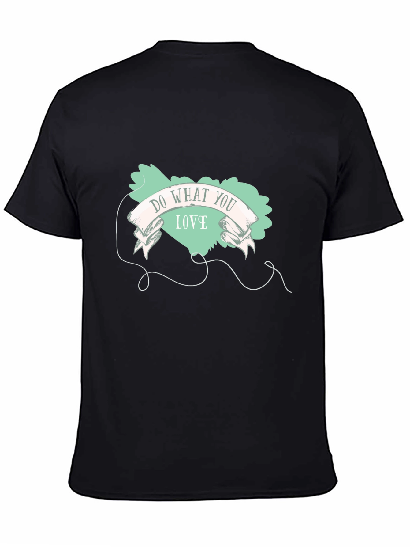 Do What You Love Black Graphic T-Shirt