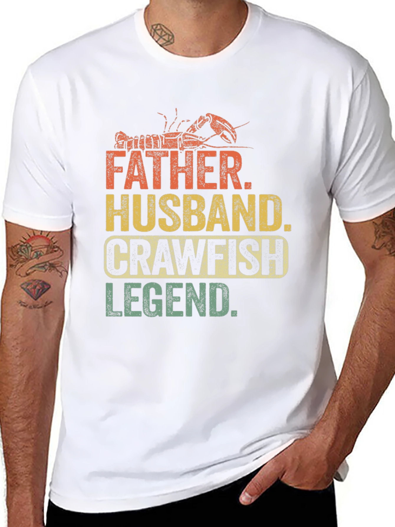 Father Husband Crawfish Legend T-Shirt