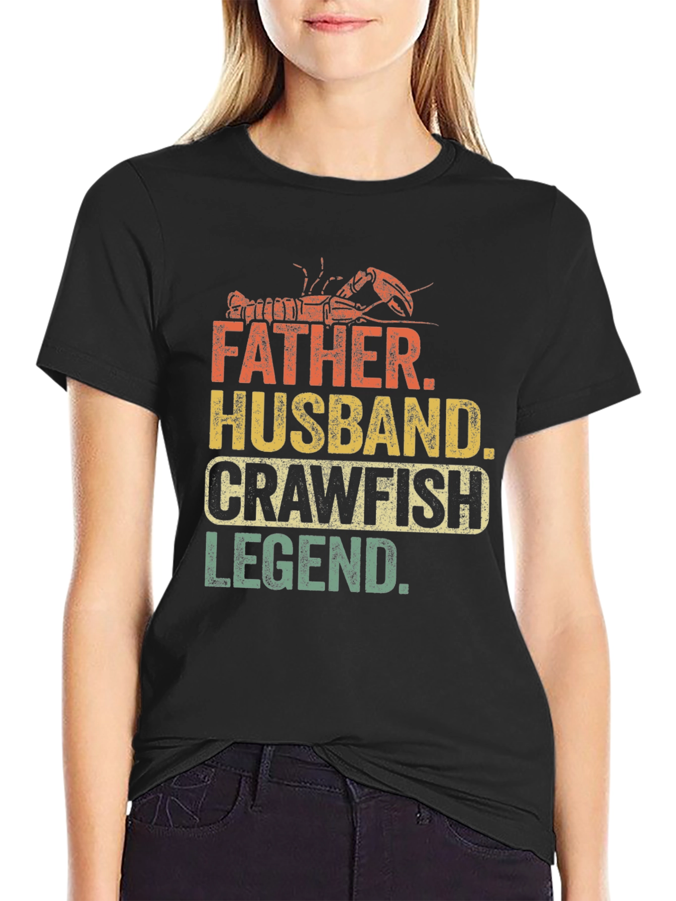 Father Husband Crawfish Legend T-Shirt