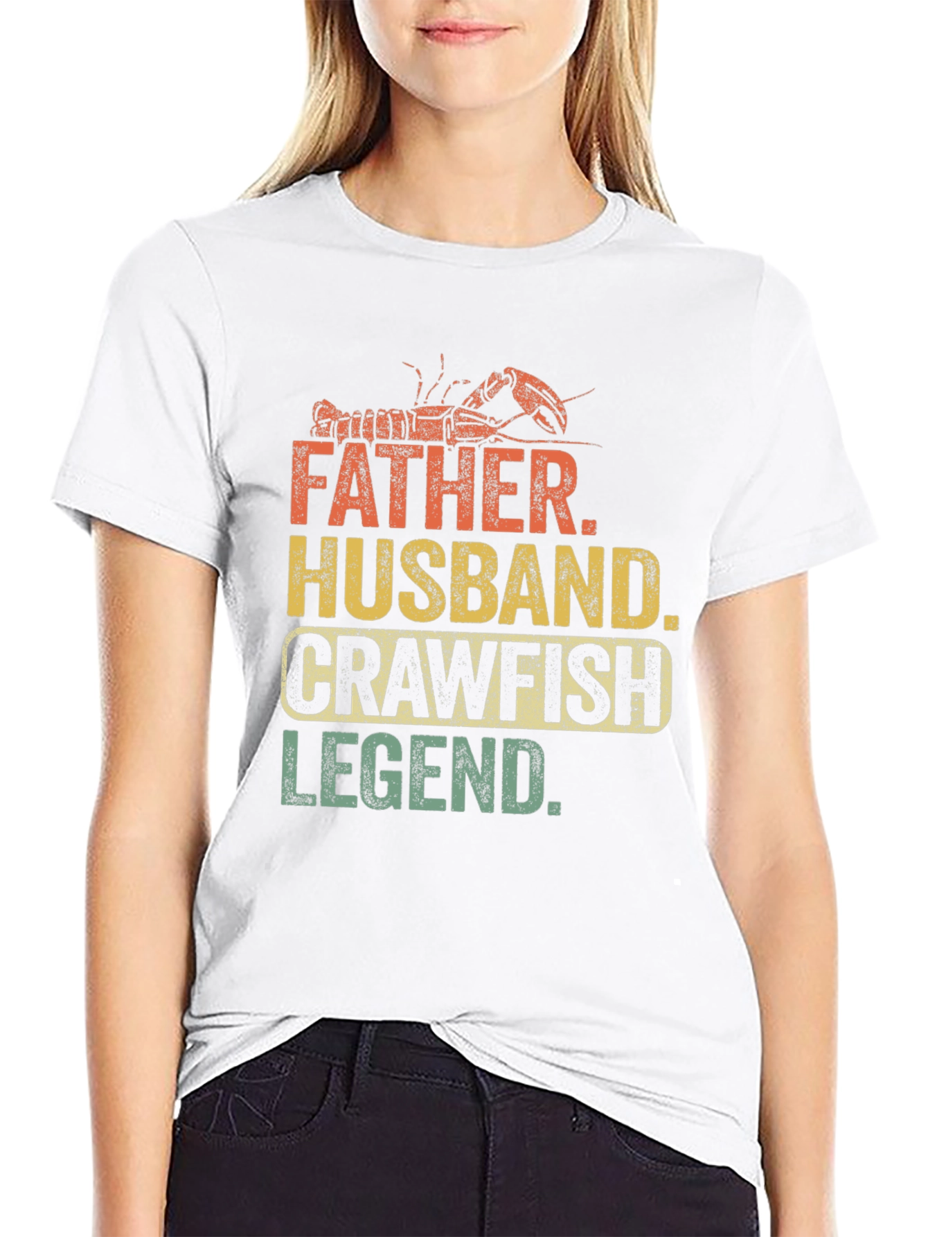 Father Husband Crawfish Legend T-Shirt
