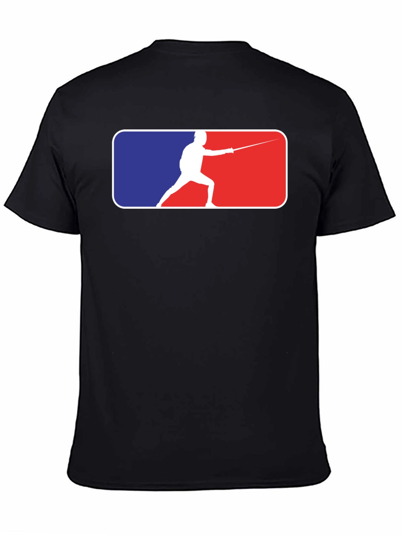 Fencing Silhouette Graphic Tee - Stylish Sport T-Shirt