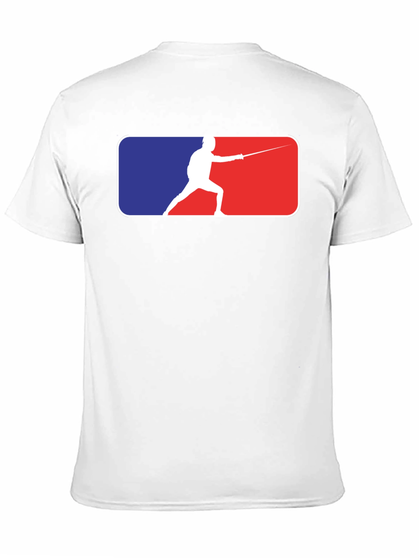 Fencing Silhouette Graphic Tee - Stylish Sport T-Shirt