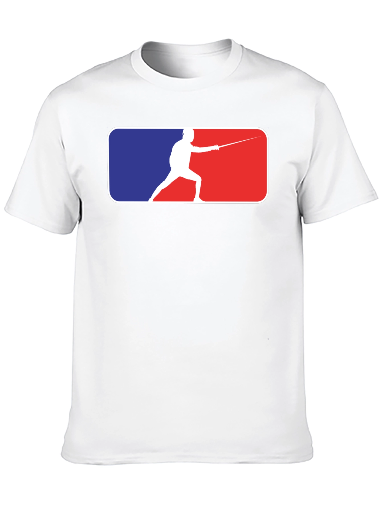 Fencing Silhouette Graphic Tee - Stylish Sport T-Shirt