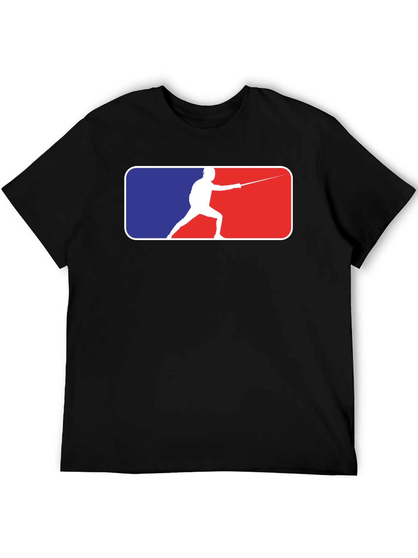 Fencing Silhouette Graphic Tee - Stylish Sport T-Shirt