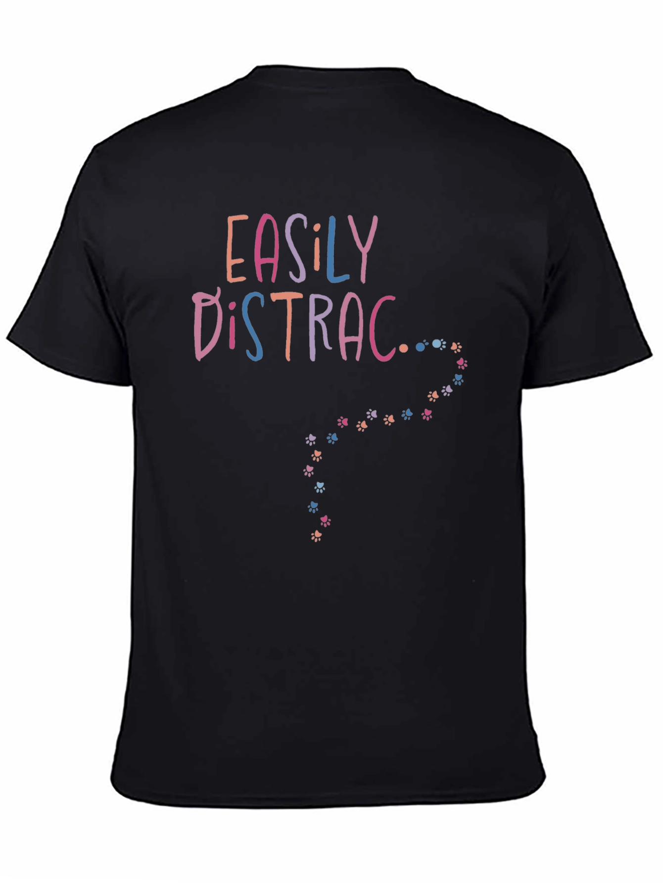 Easily Distracted Paw Print Tee