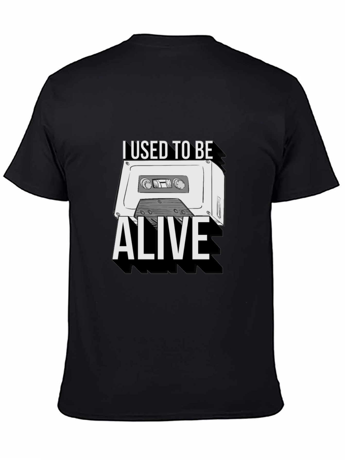 I Used To Be Alive Cassette Tape Graphic Tee