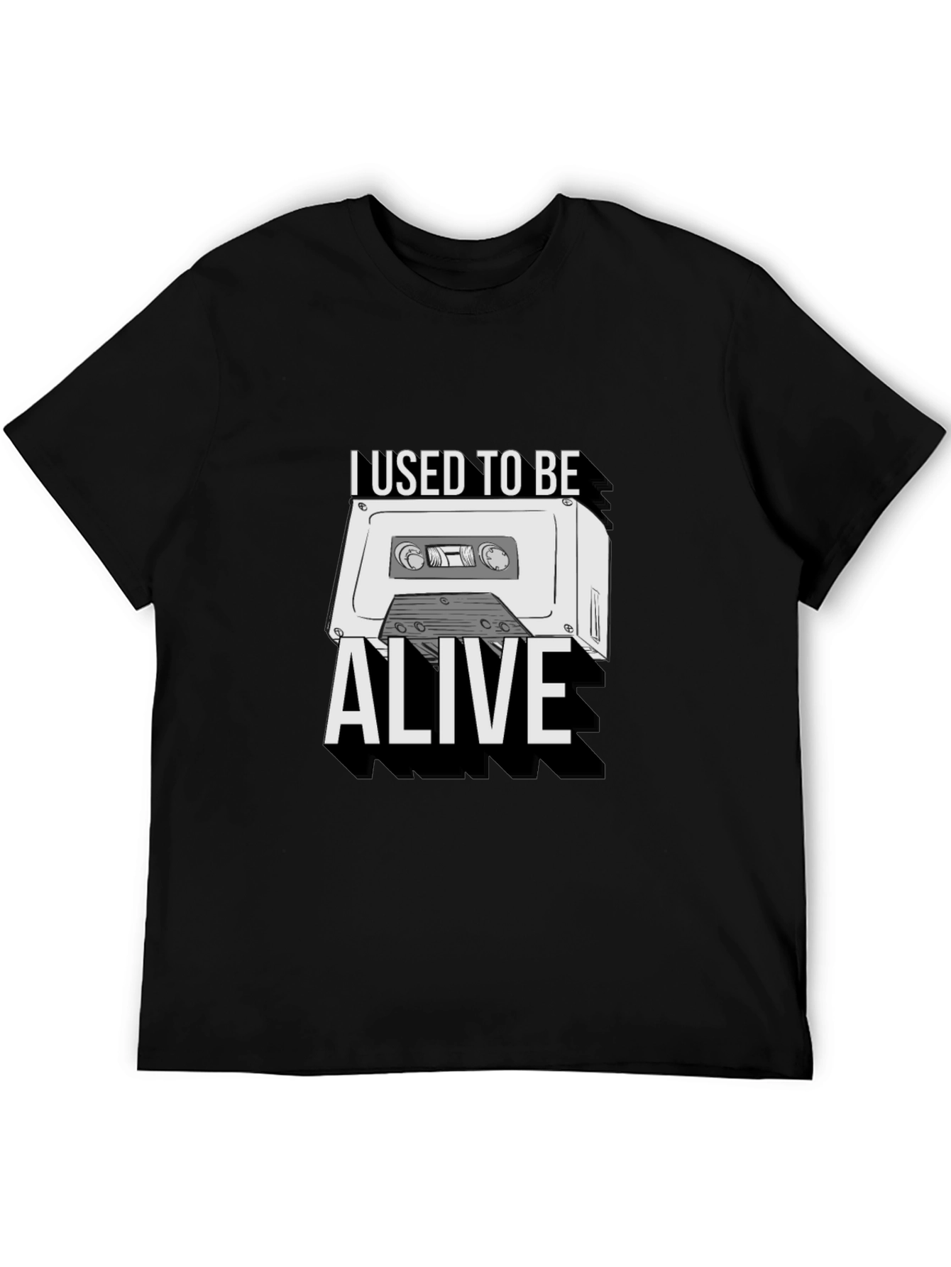 I Used To Be Alive Cassette Tape Graphic Tee