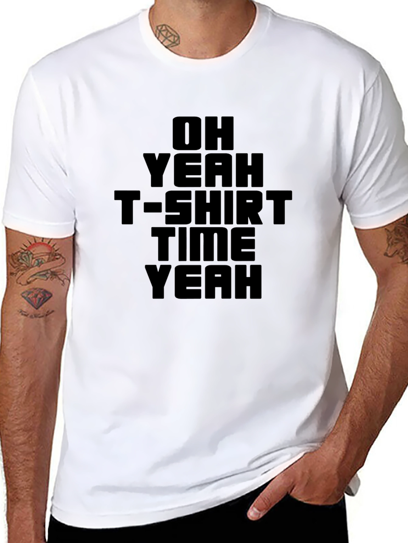 Oh Yeah T-Shirt Time Graphic Tee