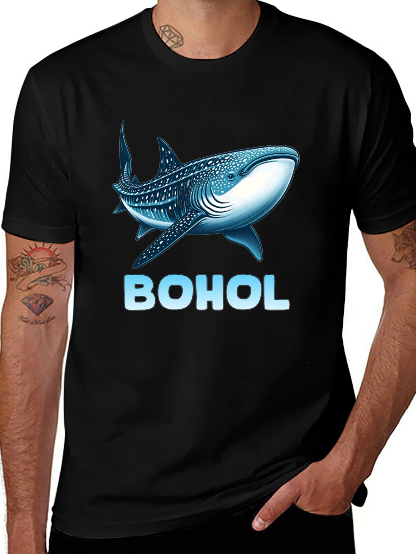 Bohol Whale Shark Mens Graphic Tee