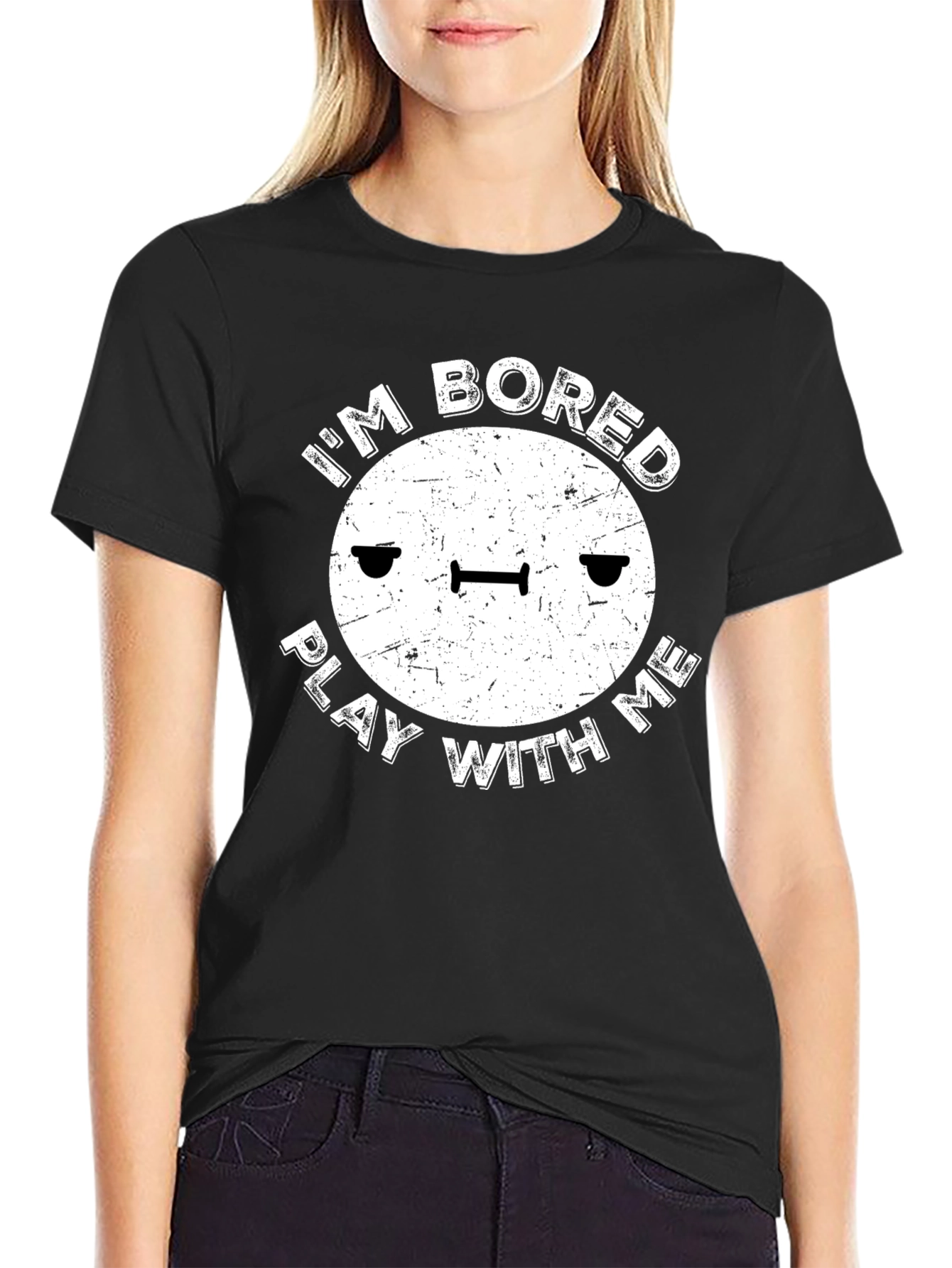 Im Bored Play With Me Funny Graphic T-Shirt