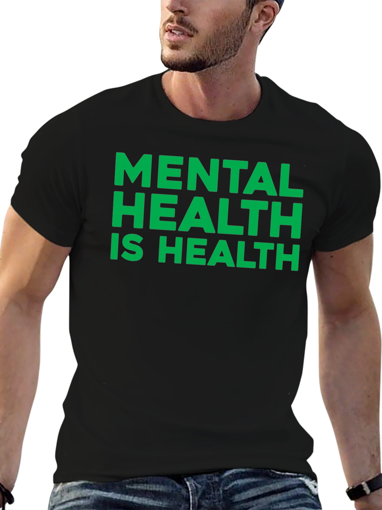Mental Health is Health Graphic Tee - Black
