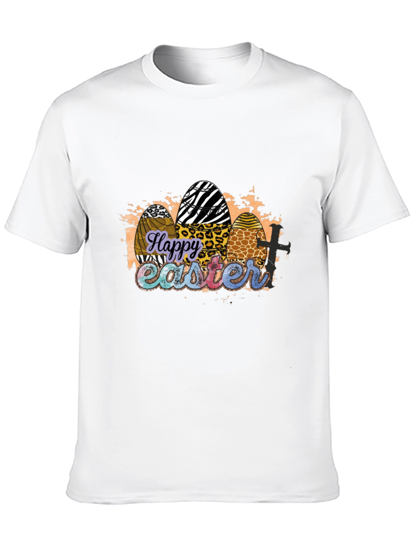 Happy Easter Animal Print Eggs T-Shirt