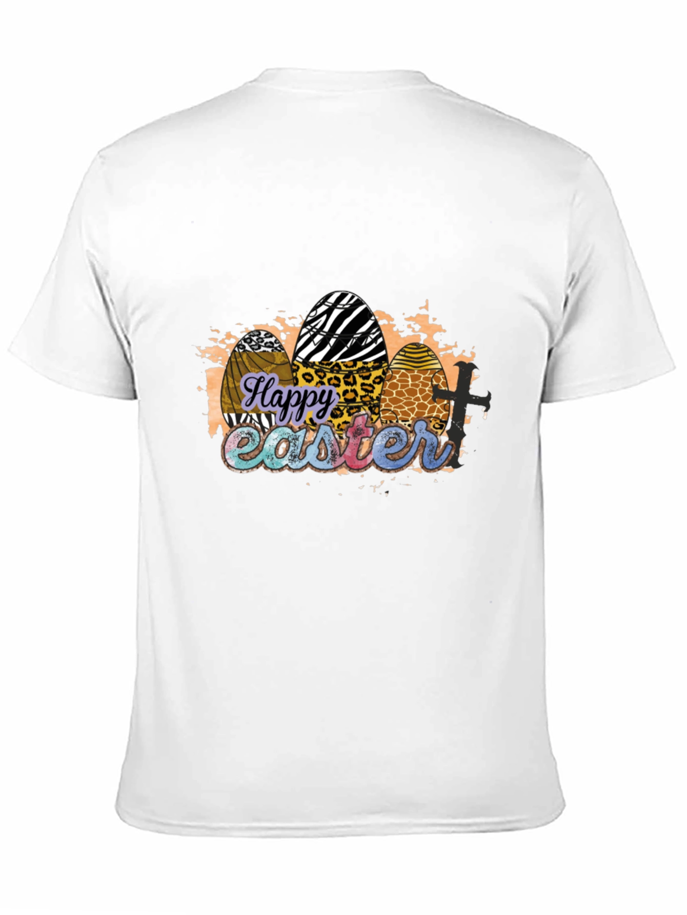 Happy Easter Animal Print Eggs T-Shirt