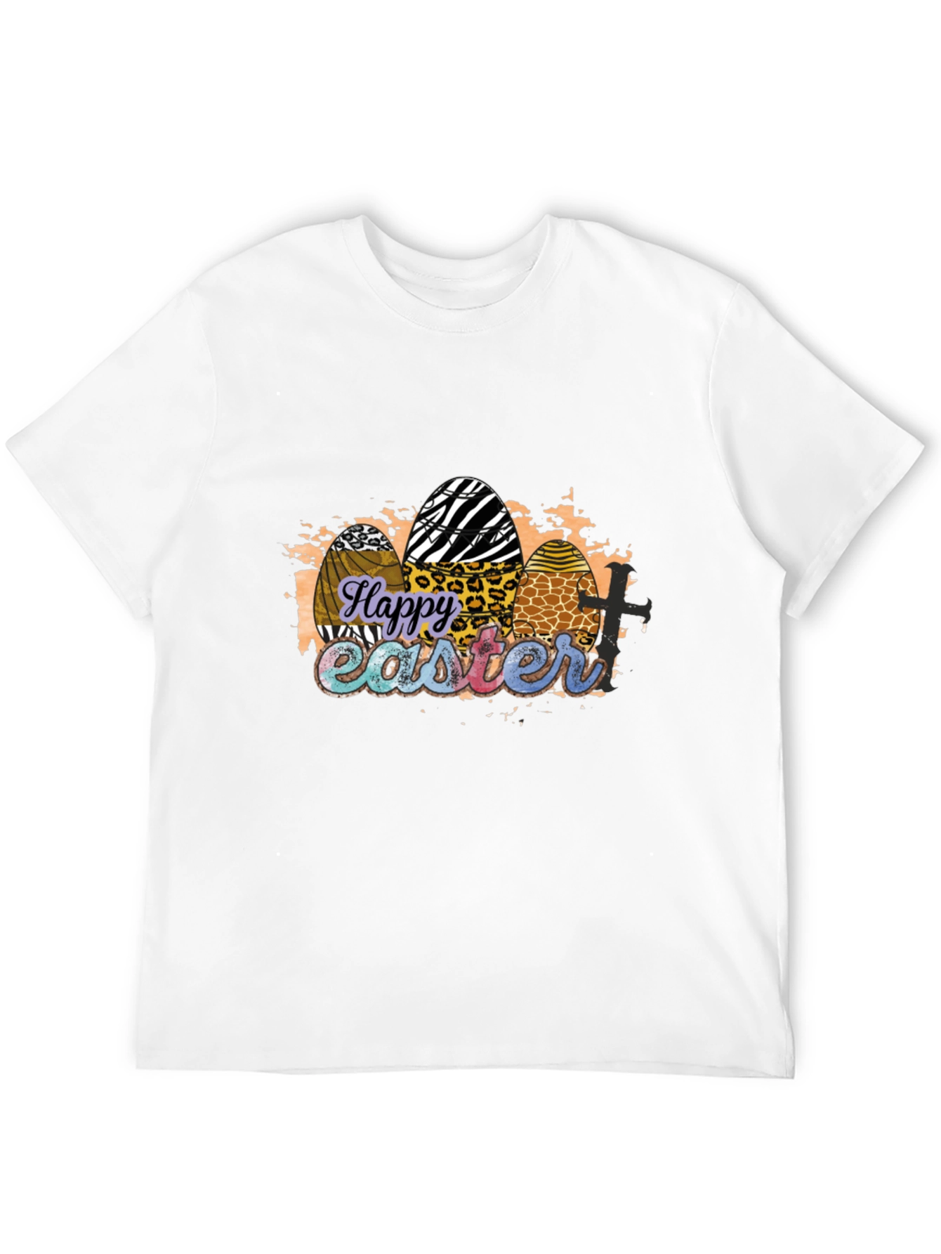 Happy Easter Animal Print Eggs T-Shirt