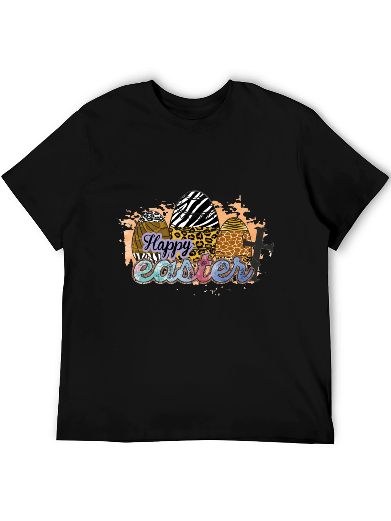 Happy Easter Animal Print Eggs T-Shirt