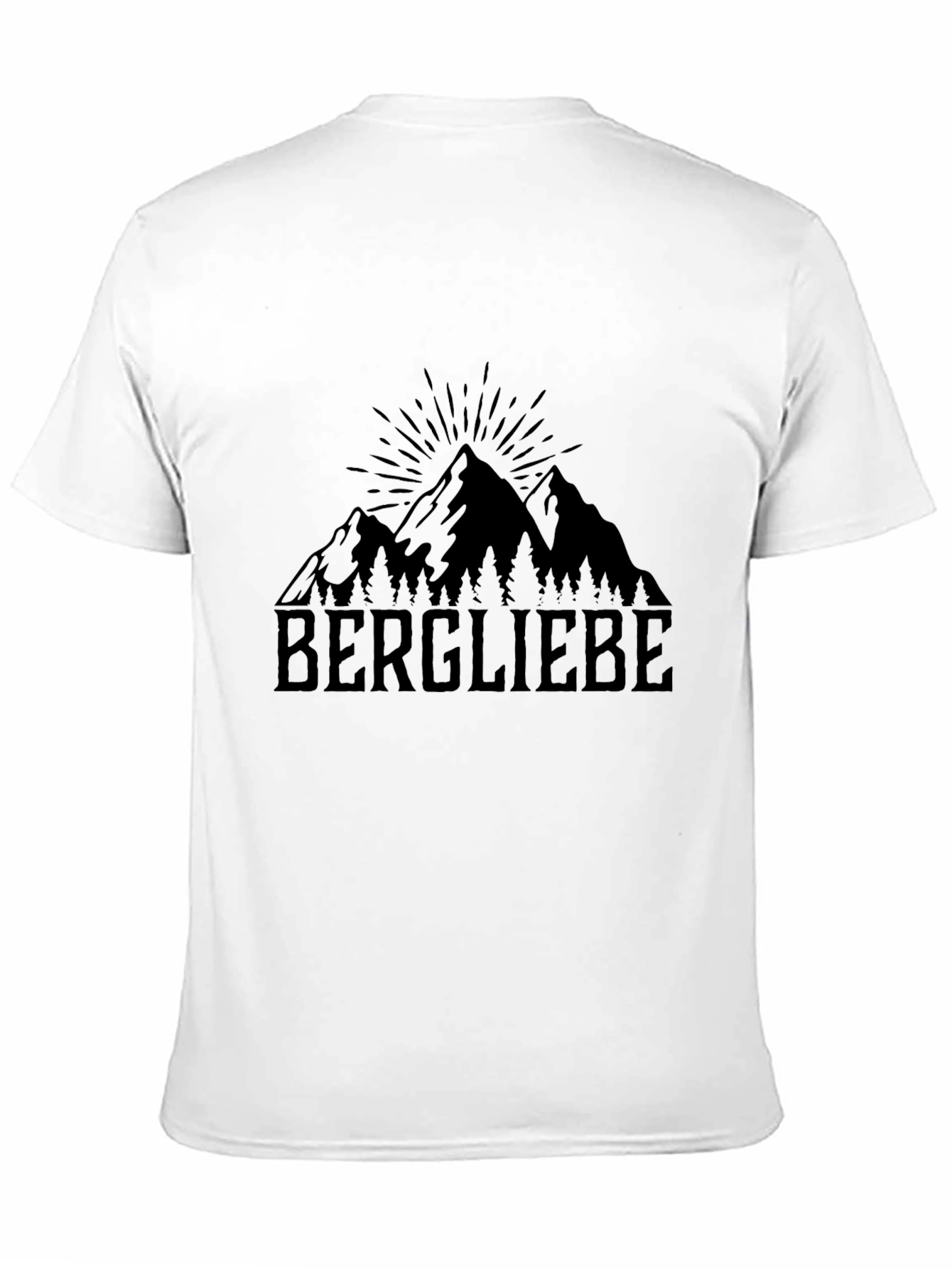 Bergliebe Mountain Graphic Tee - Black