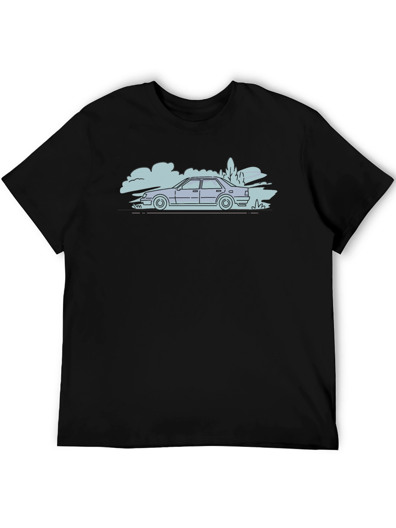 Cool Car Outline T-Shirt