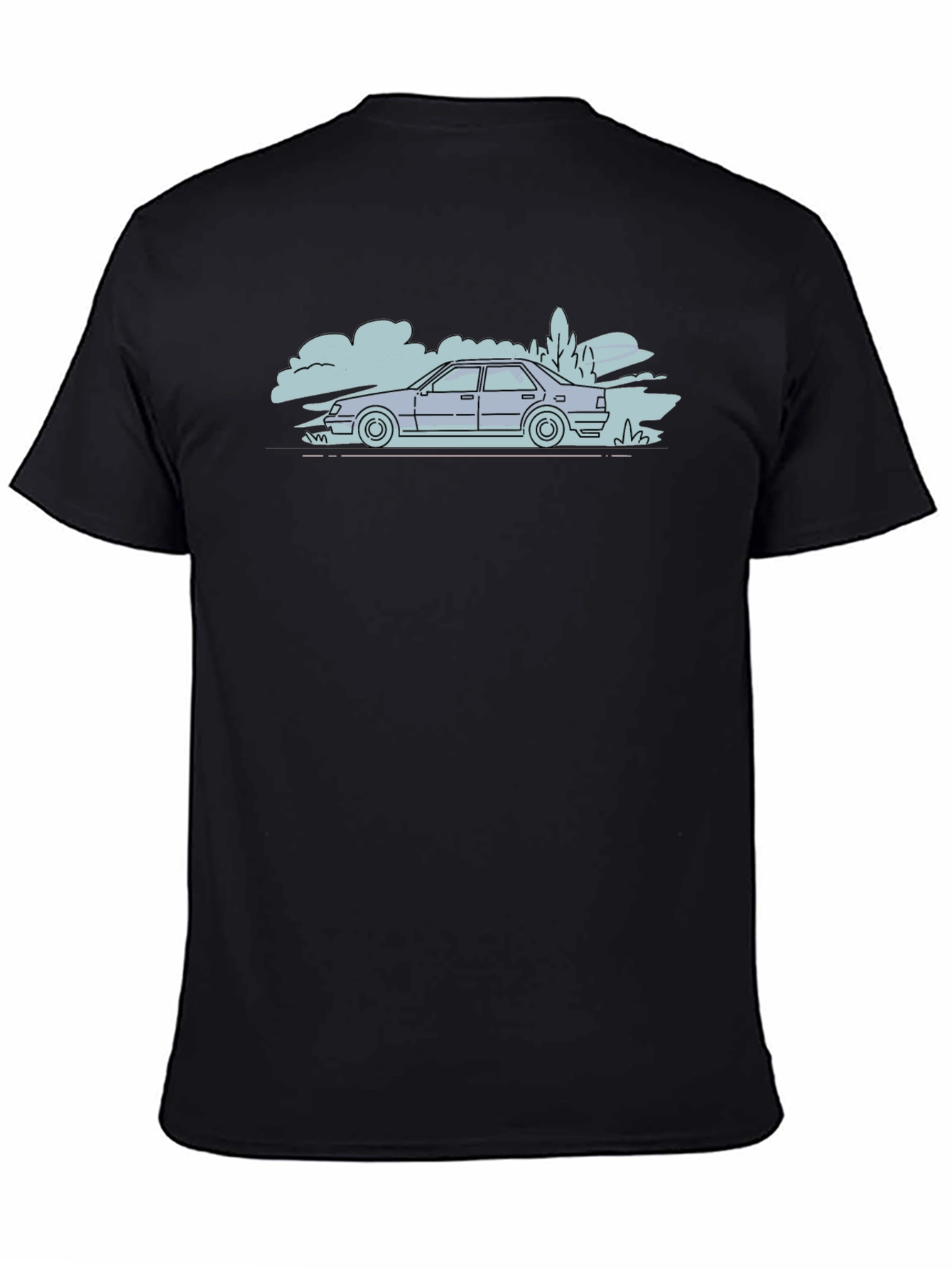Cool Car Outline T-Shirt