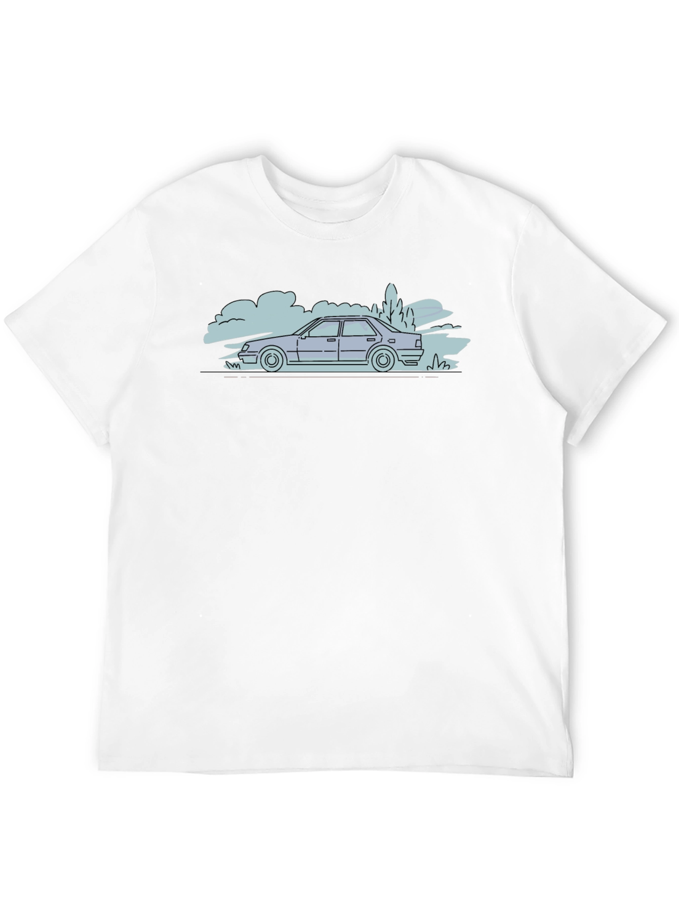 Cool Car Outline T-Shirt