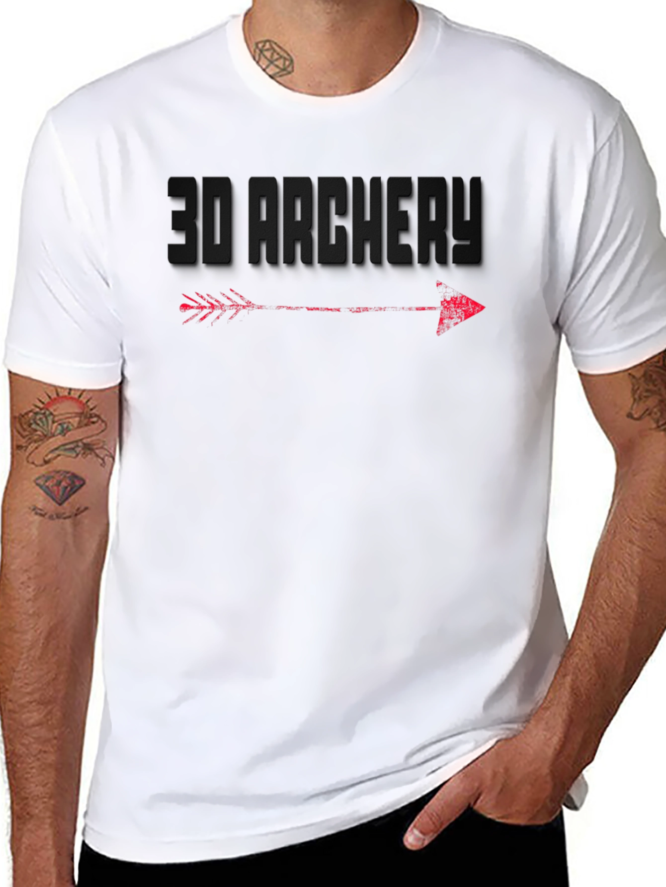 3D Archery Arrow T-Shirt
