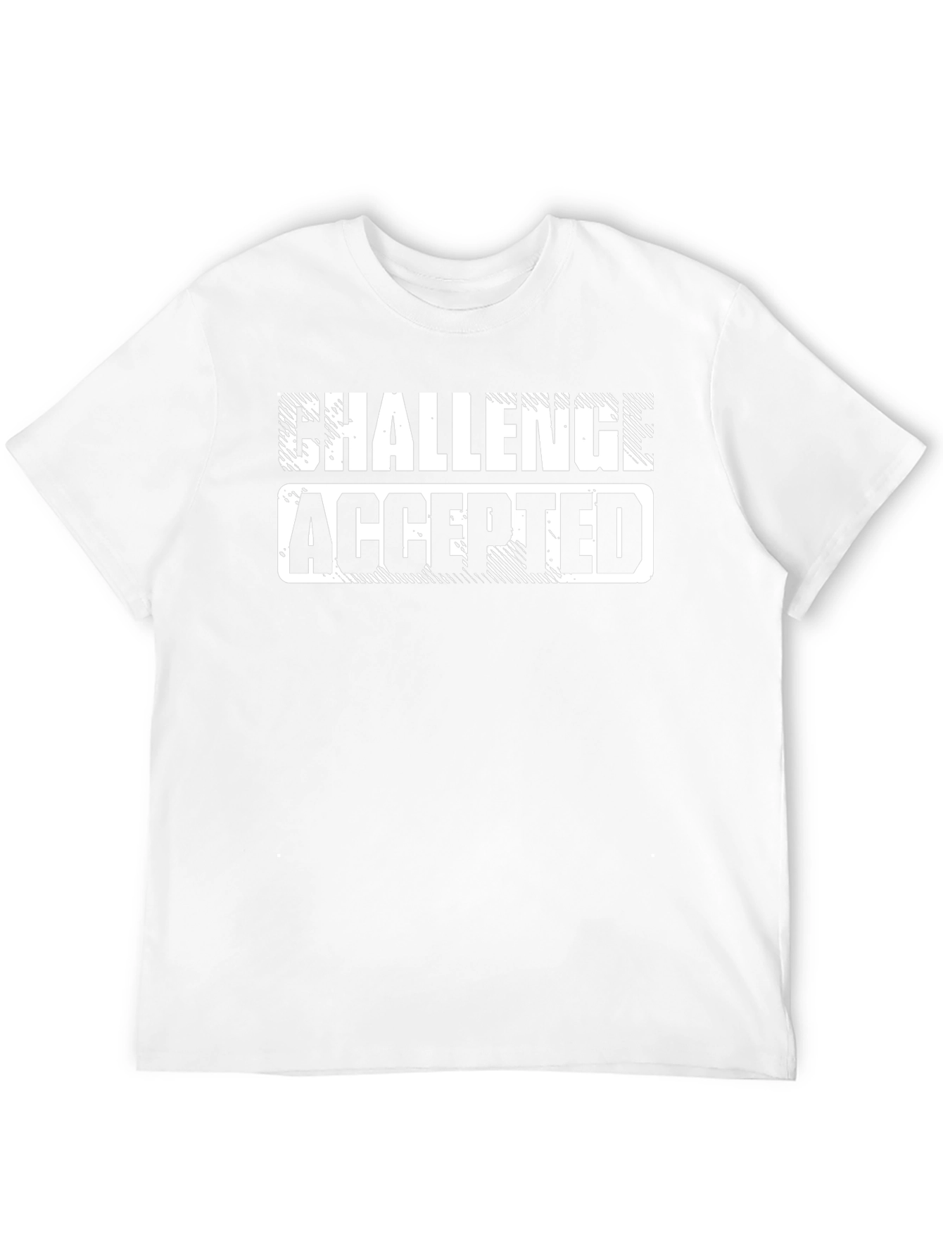 Challenge Accepted Graphic Tee - Black