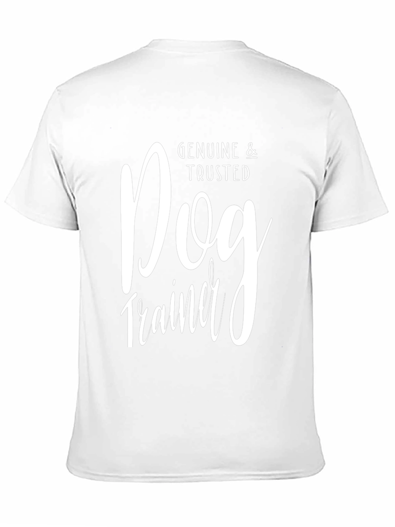 Genuine & Trusted Dog Trainer Black T-Shirt