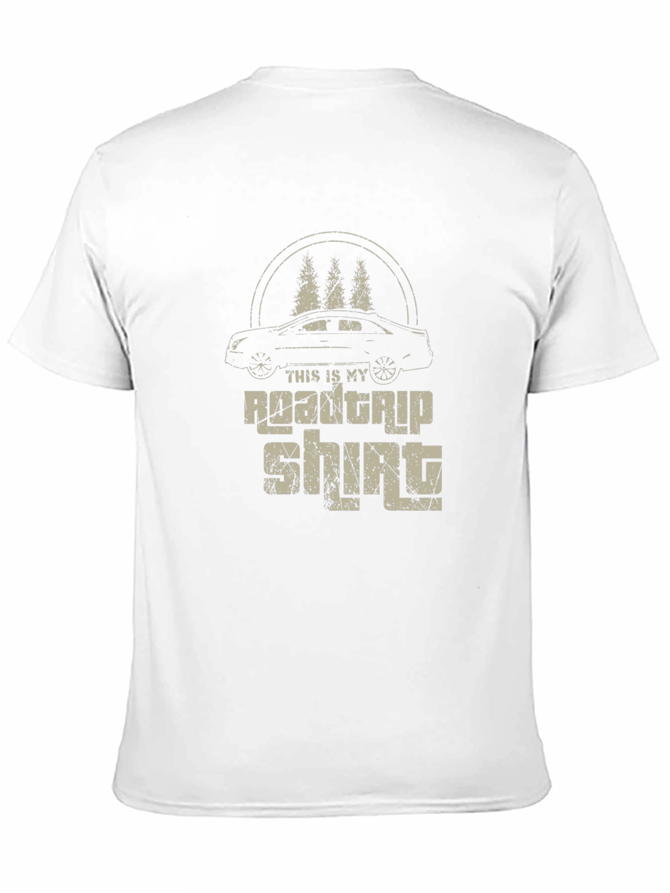 Road Trip Shirt - Car and Trees Graphic Tee