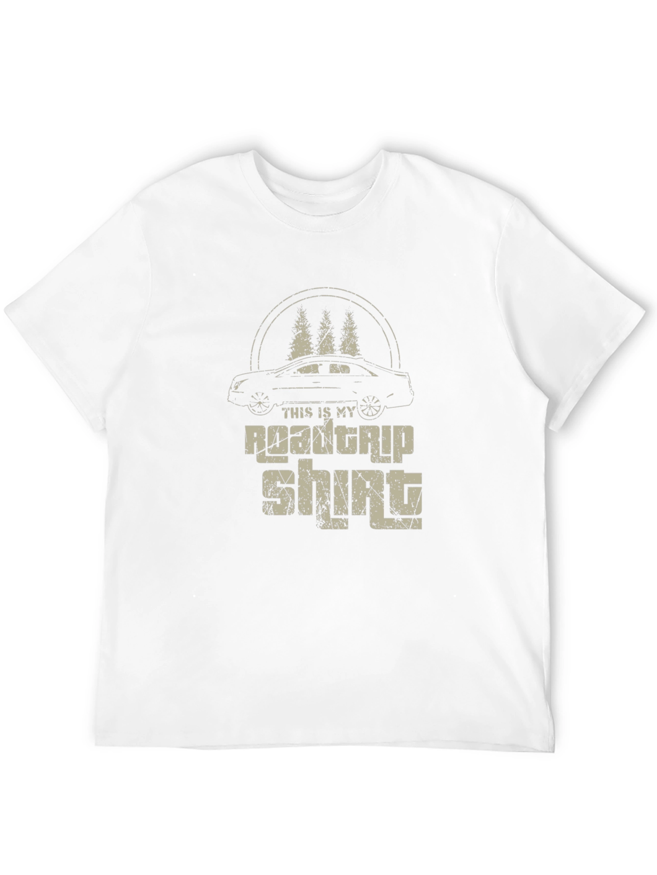 Road Trip Shirt - Car and Trees Graphic Tee