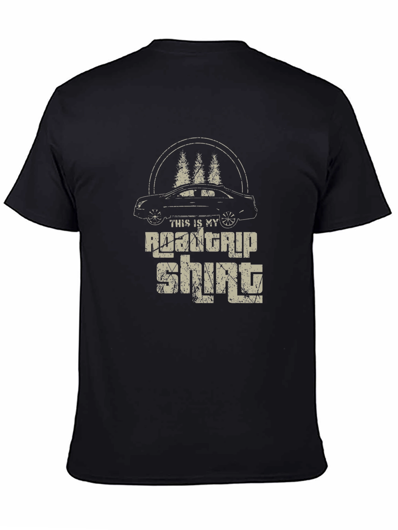Road Trip Shirt - Car and Trees Graphic Tee