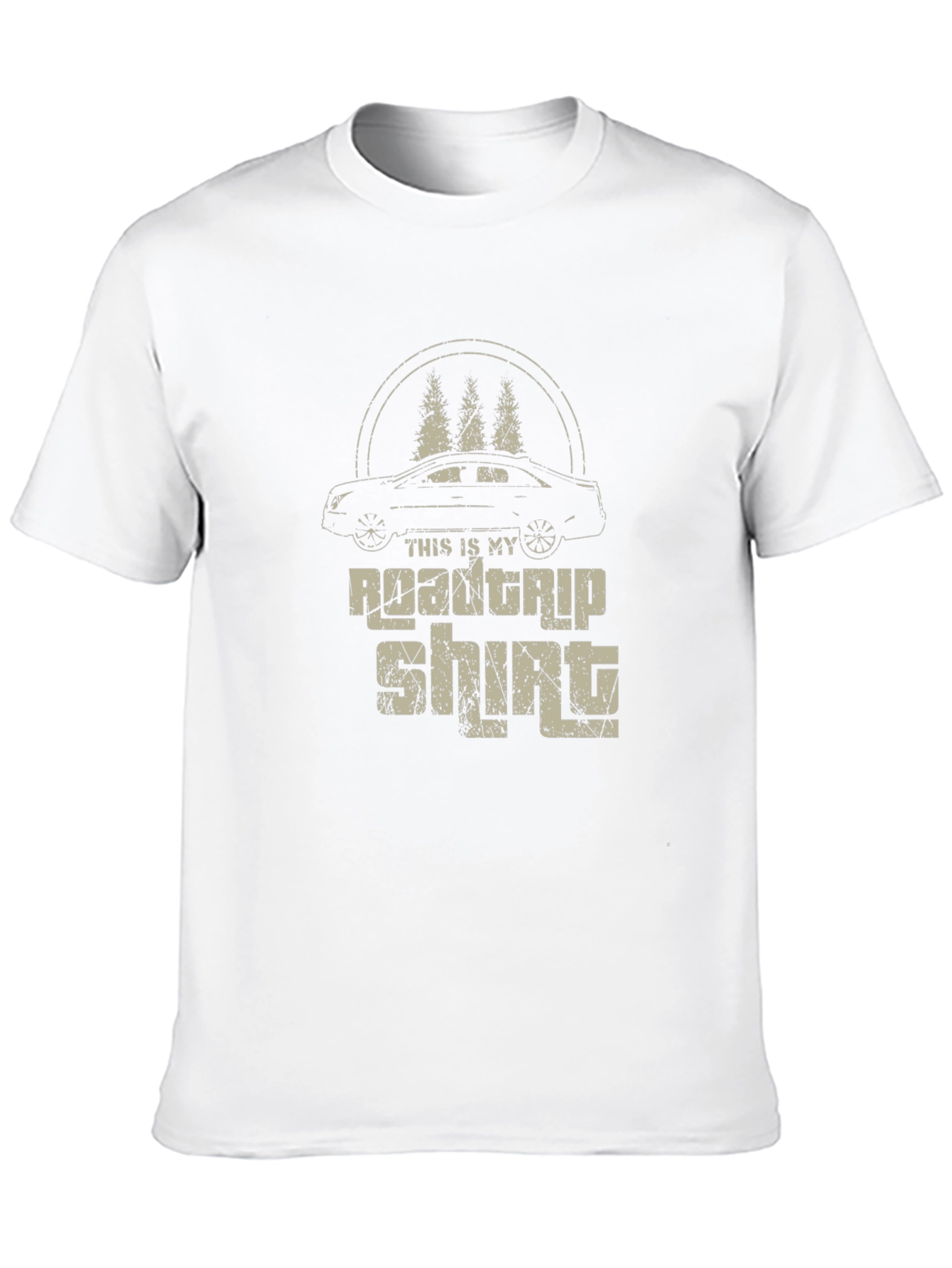 Road Trip Shirt - Car and Trees Graphic Tee