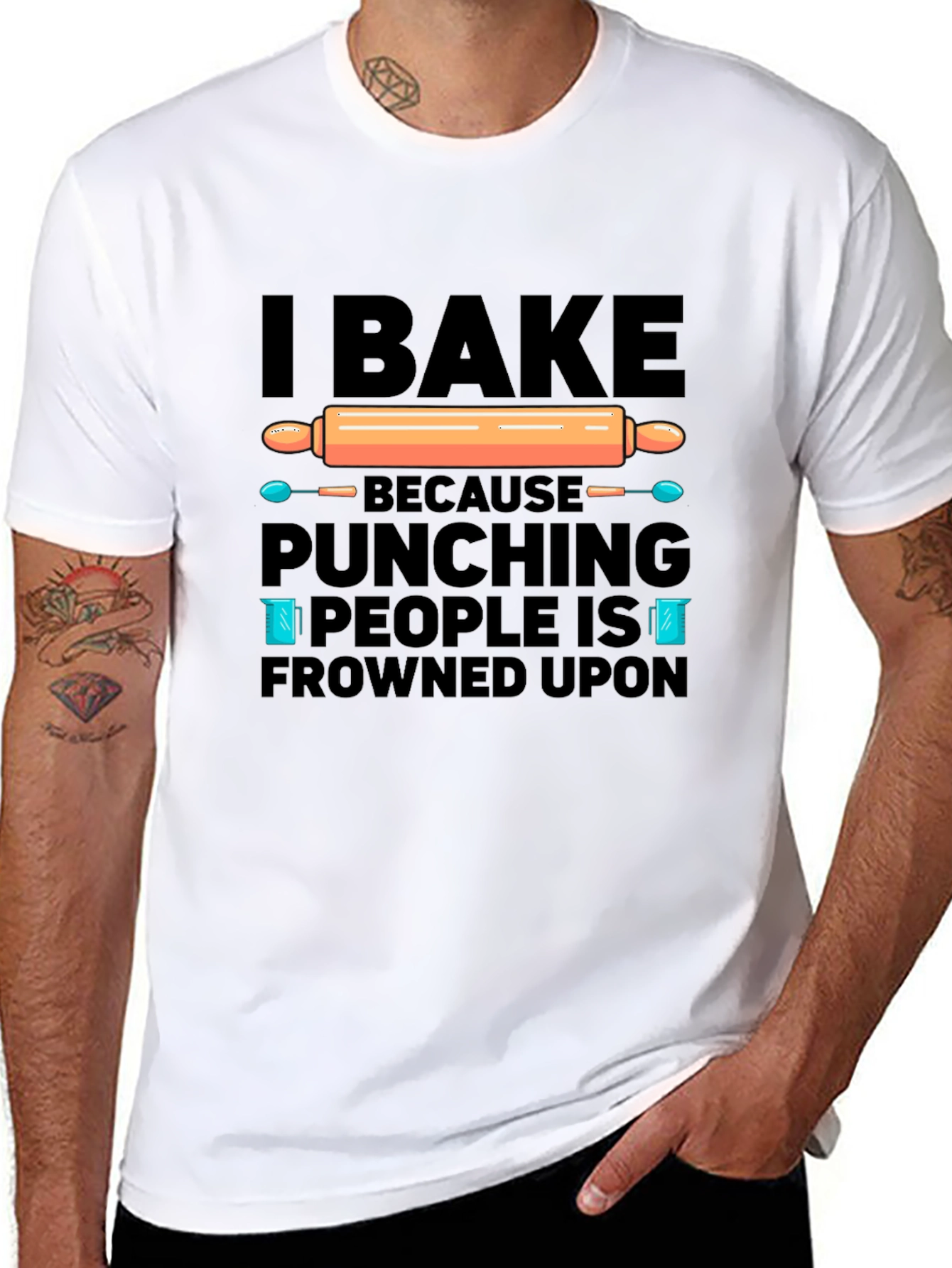 I Bake T-Shirt - Funny Baking Quote