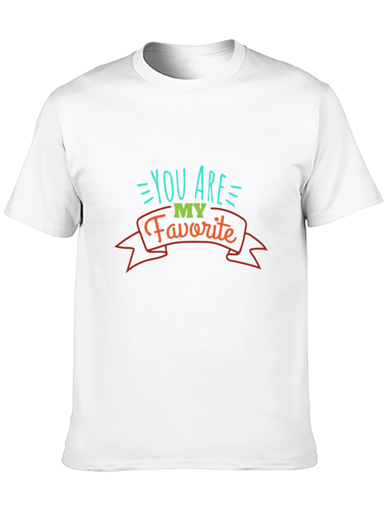 You are my favorite Mens Black T-Shirt