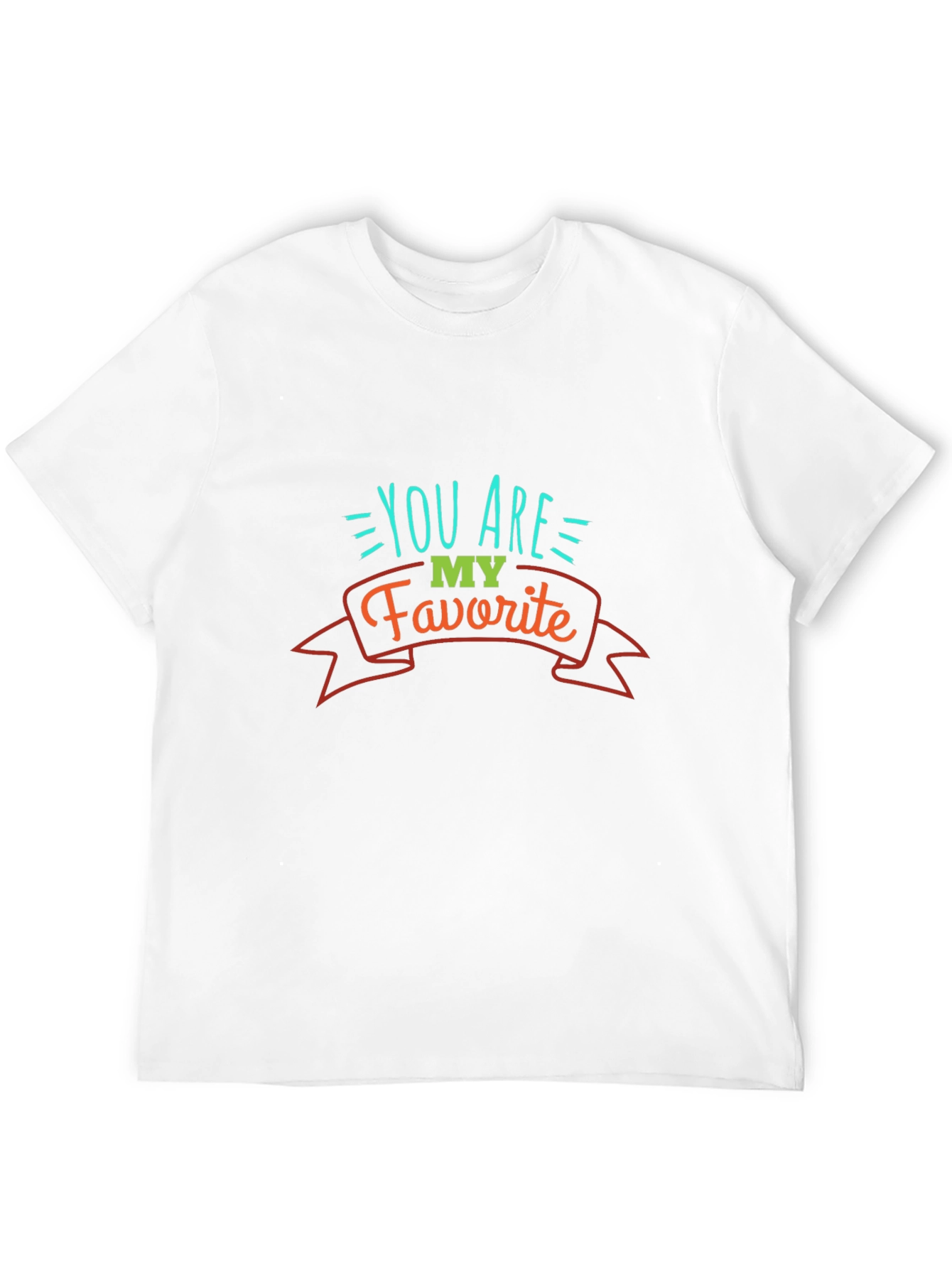 You are my favorite Mens Black T-Shirt