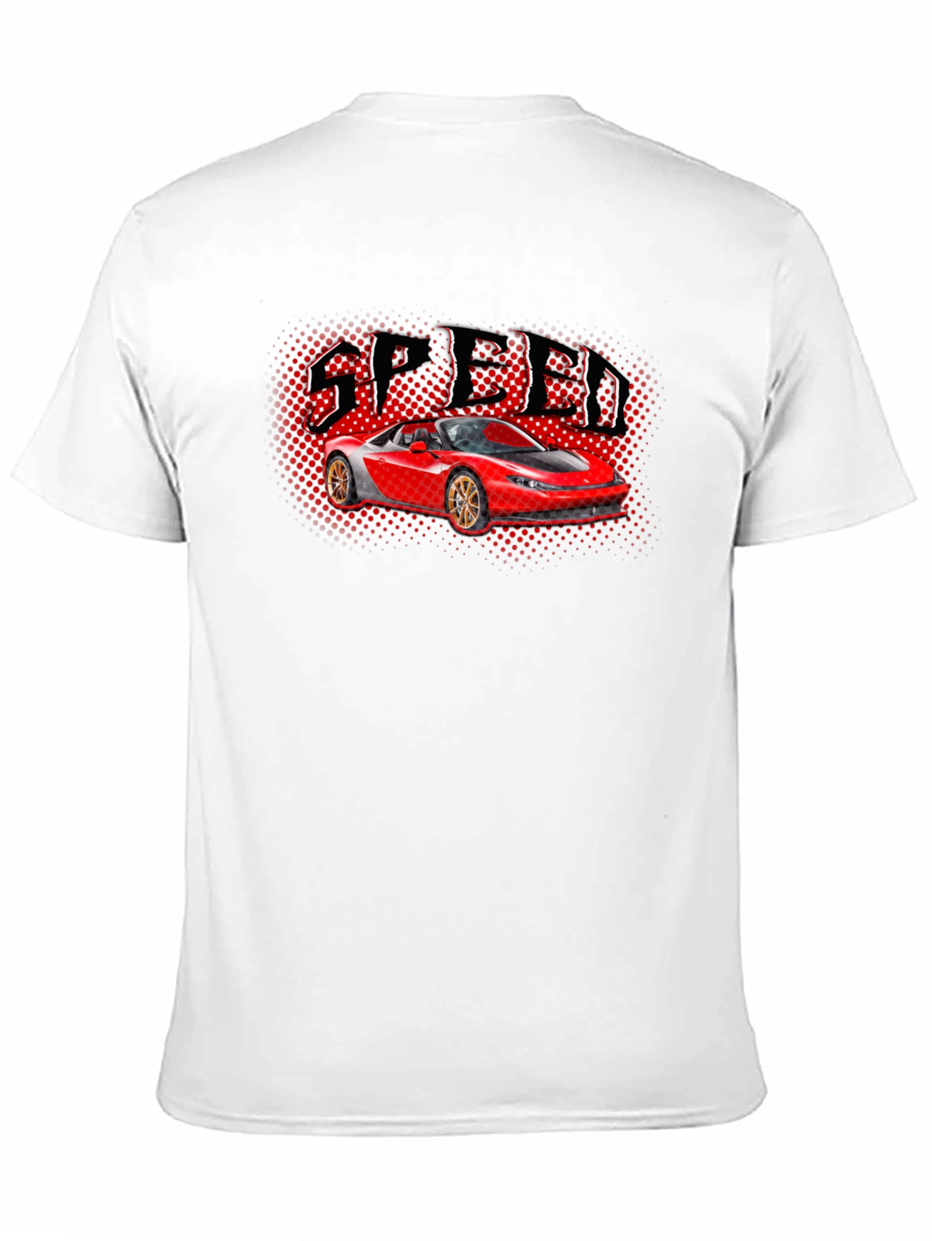 Speed Car Graphic T-Shirt - Black