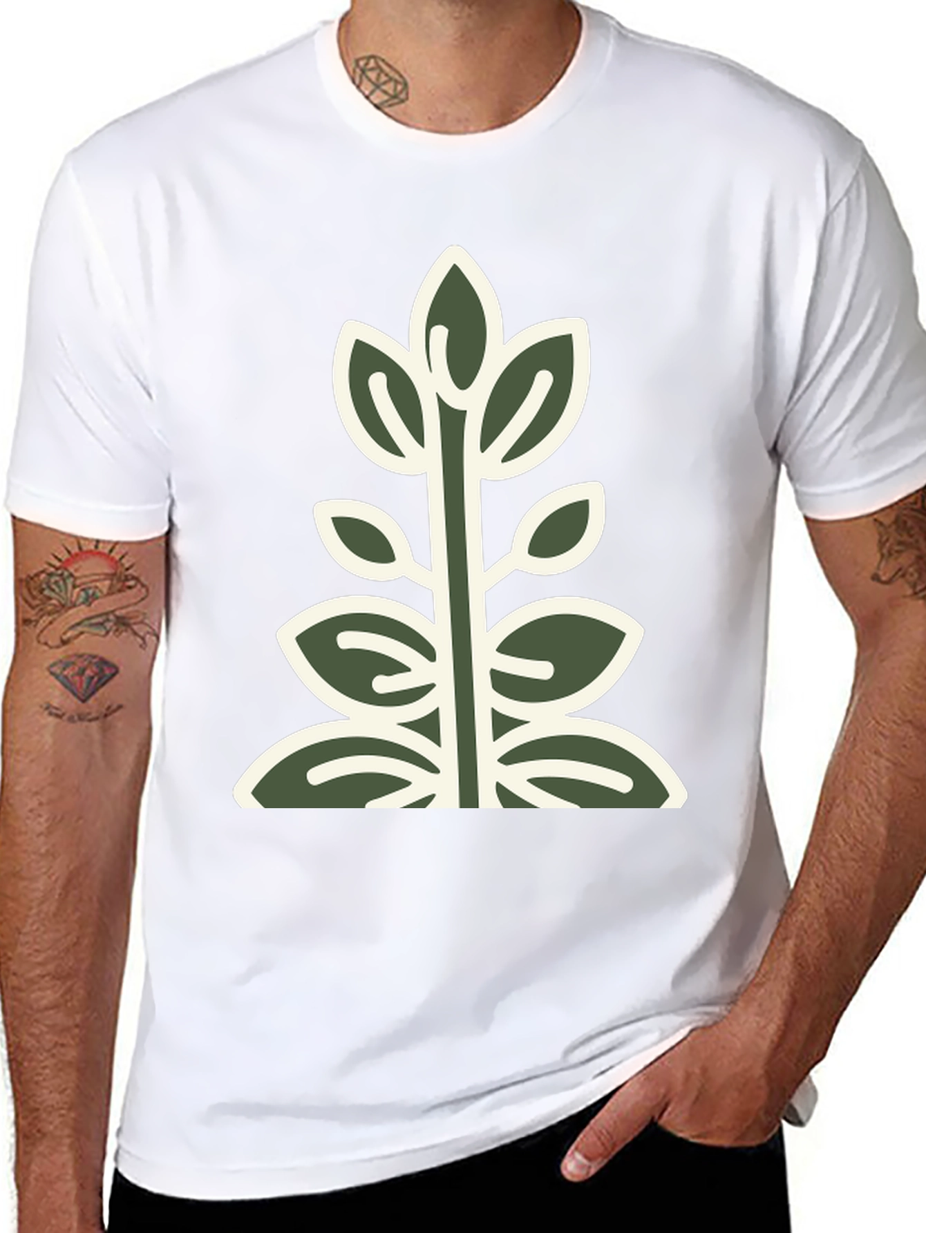 Botanical Graphic Print Tee