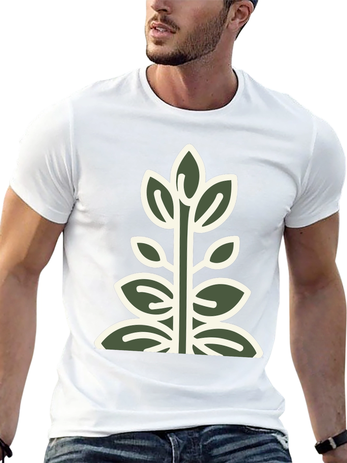 Botanical Graphic Print Tee