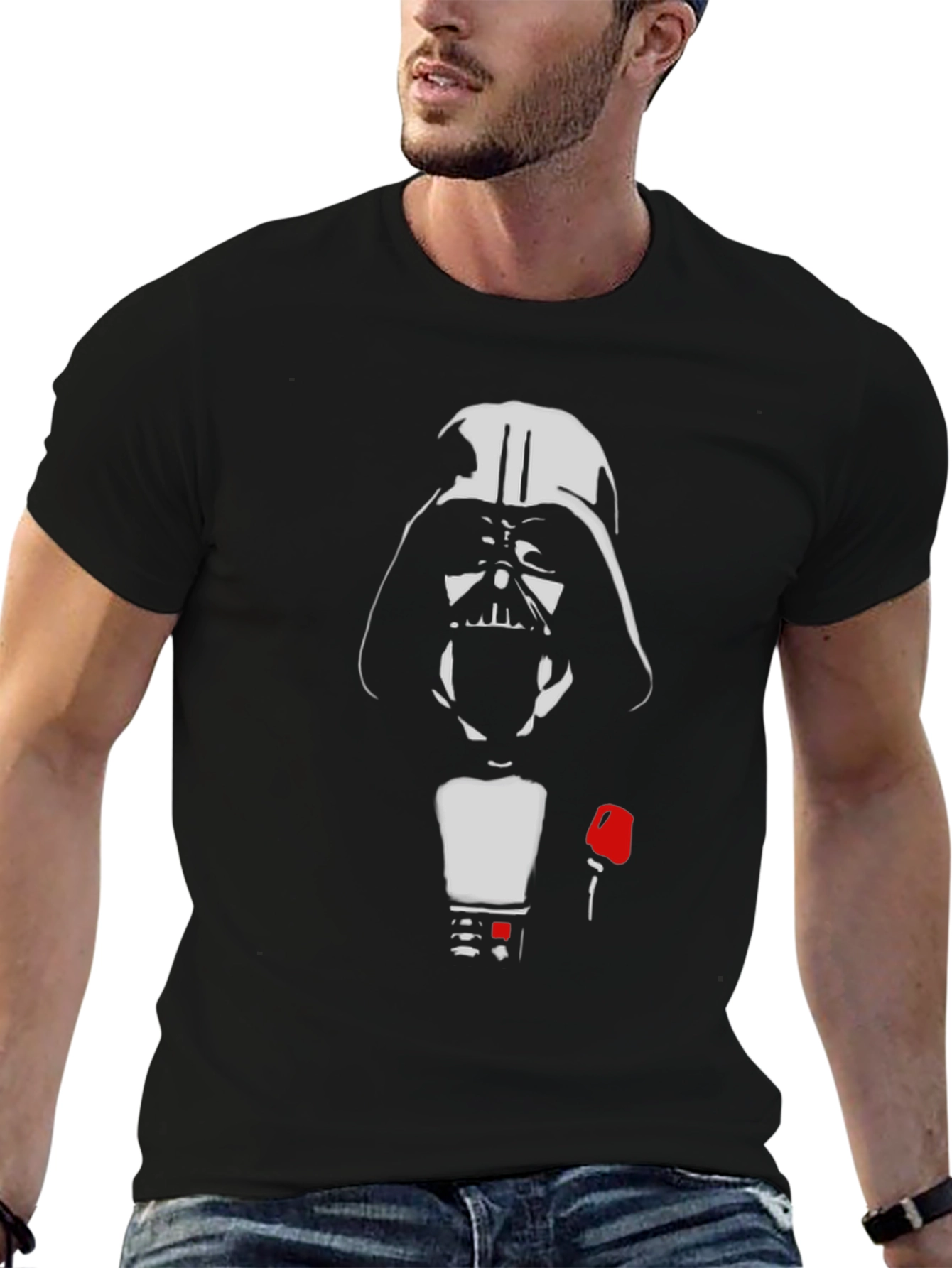 Darth Vader Graphic T-Shirt - Black