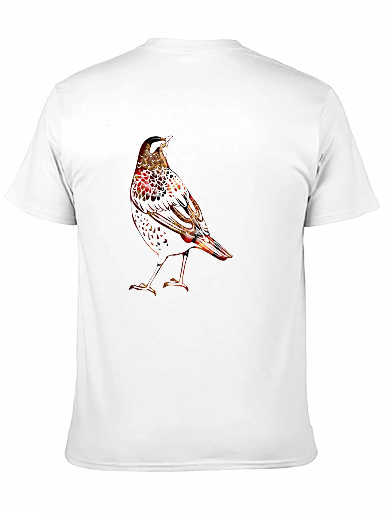 Bird Graphic Black T-Shirt