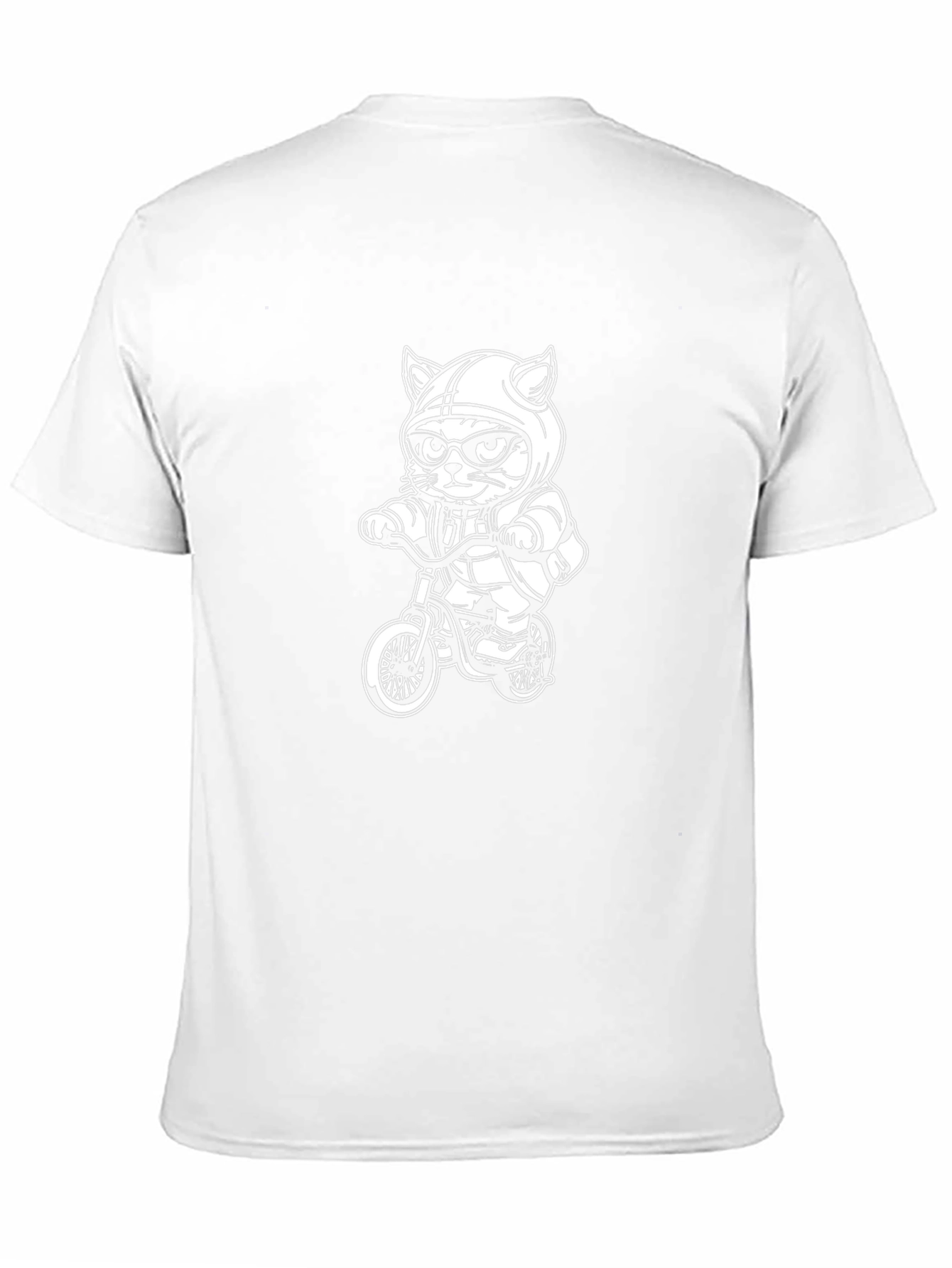 Cool Cat Biker T-Shirt - Black