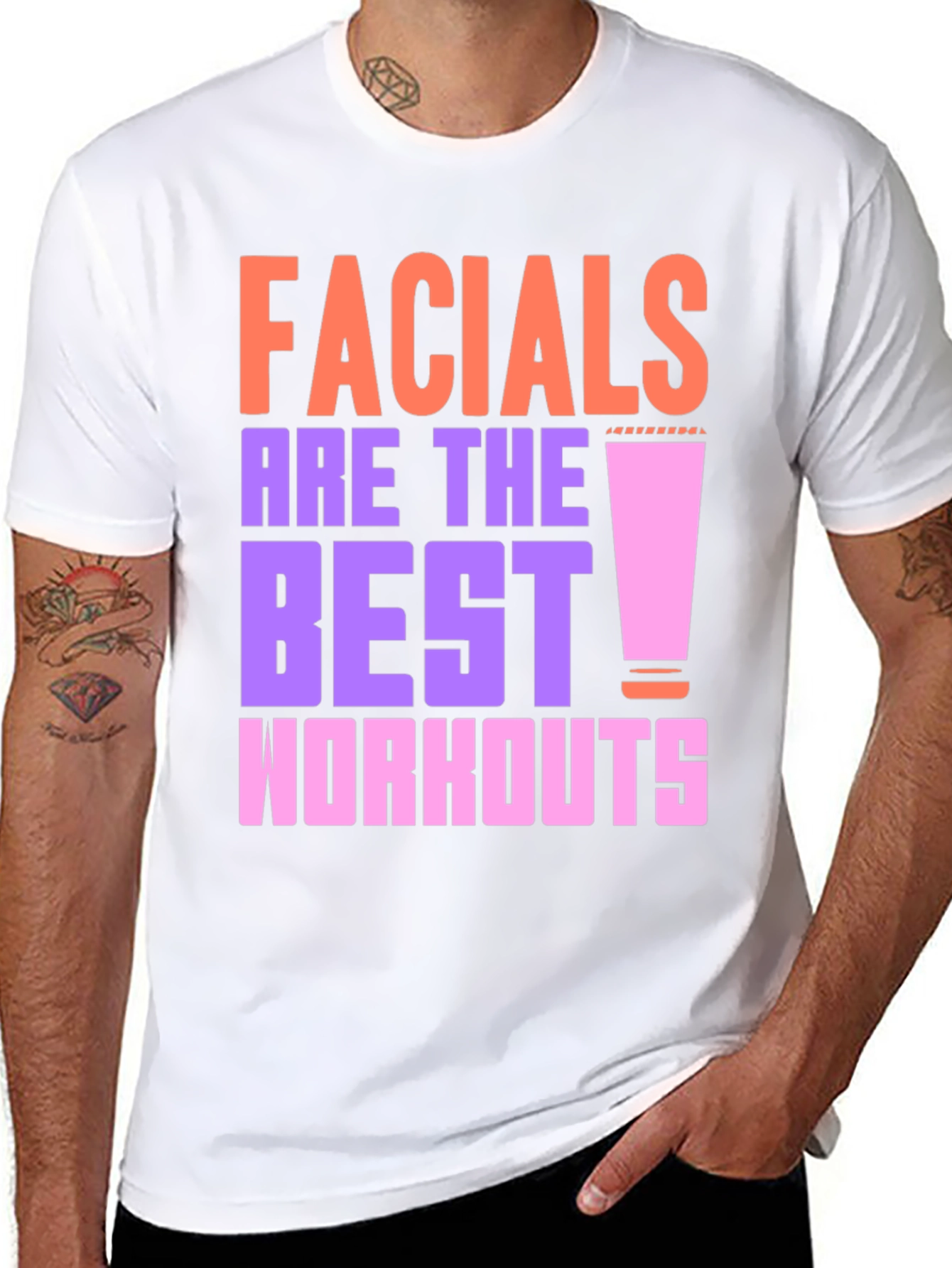 Facials Are the Best Workouts Graphic Tee